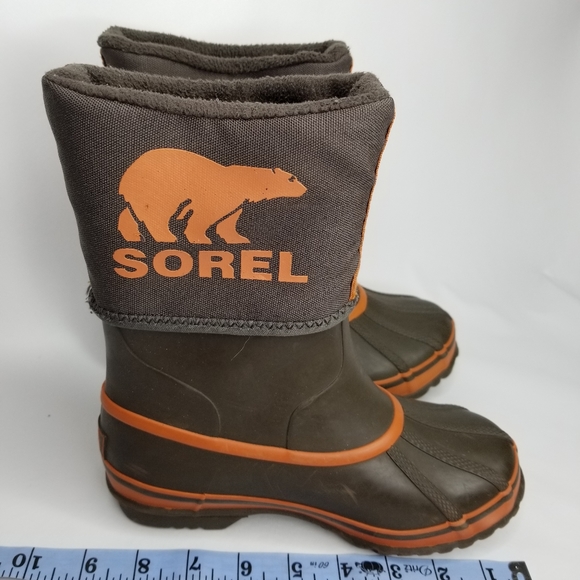 Sorel Other - SOREL Waterproof Boots Brown Orange Youth Size 2